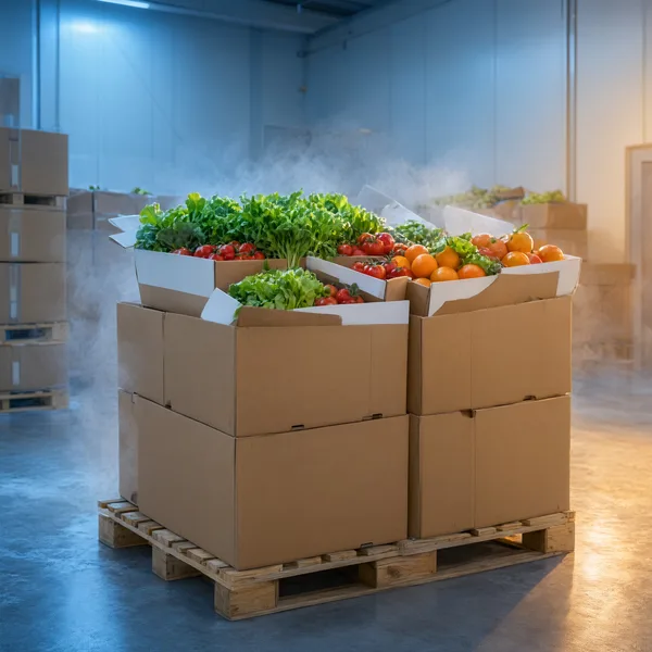 Frozen goods loading dock operation