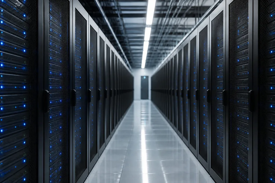 Cooling corridor of a data center