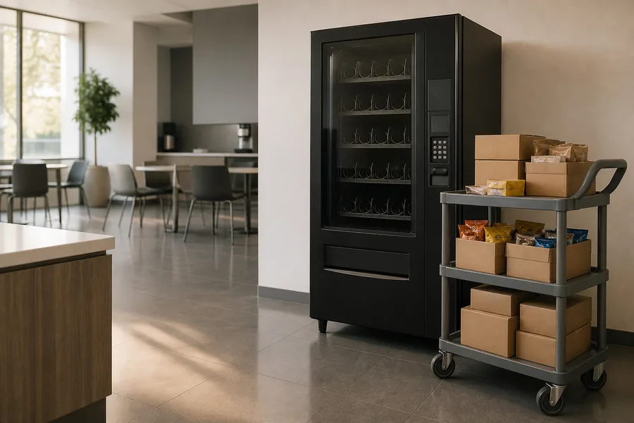 Vending machine restocking service